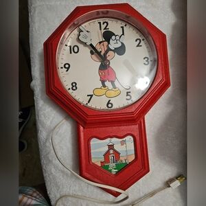 Vintage MICKEY MOUSE Wall CLOCK